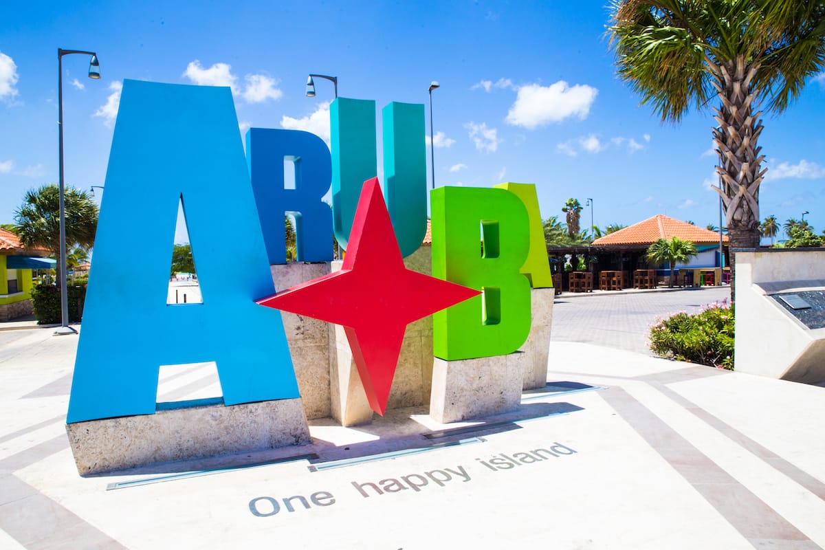 An Aruba sign to get a photograph of!