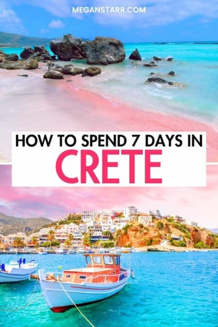 Are you looking for the best way to spend 7 days in Crete? This guide shows you the perfect one-week in Crete itinerary for first-time visitors! Click to learn more and how to plan your Crete road trip. | Crete itinerary | Itinerary Crete | One week in Crete | Crete 1-week itinerary | Crete 7-day itinerary | What to do in Crete | Crete things to do | Things to do in Crete | Visit Crete | Trip to Crete | Crete in summer | Crete in winter