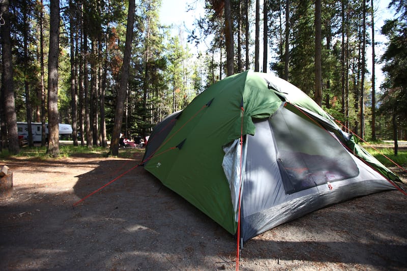 Camping in Banff National Park