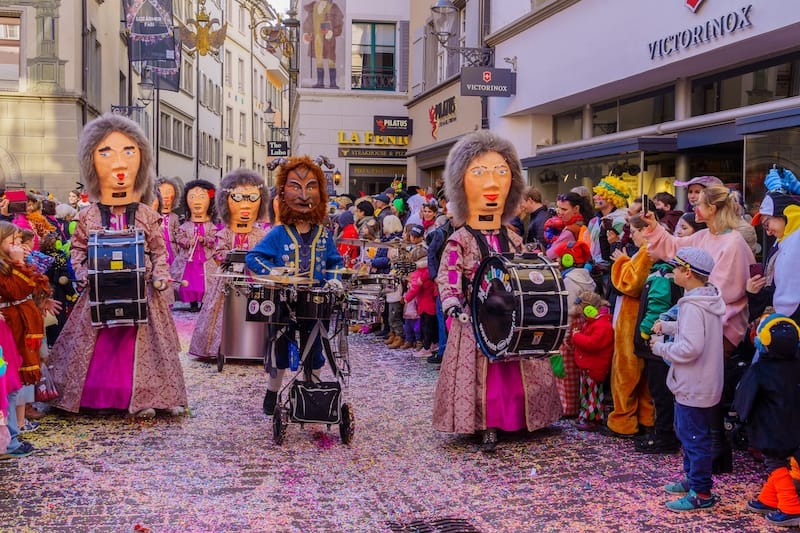 Carnival in Lucerne - RnDmS - Shutterstock