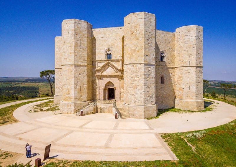Castel del Monte is a famous Italian castle in Puglia
