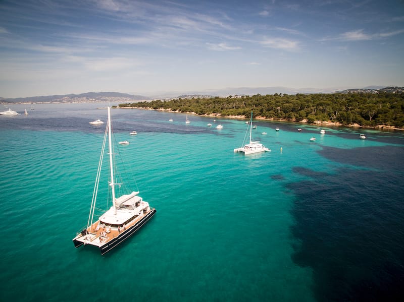 Catamaran trip in the south of France