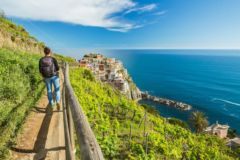 Cinque Terre has many hiking opportunities