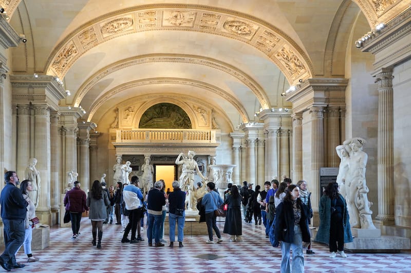 The Louvre is perfect for a winter's day!