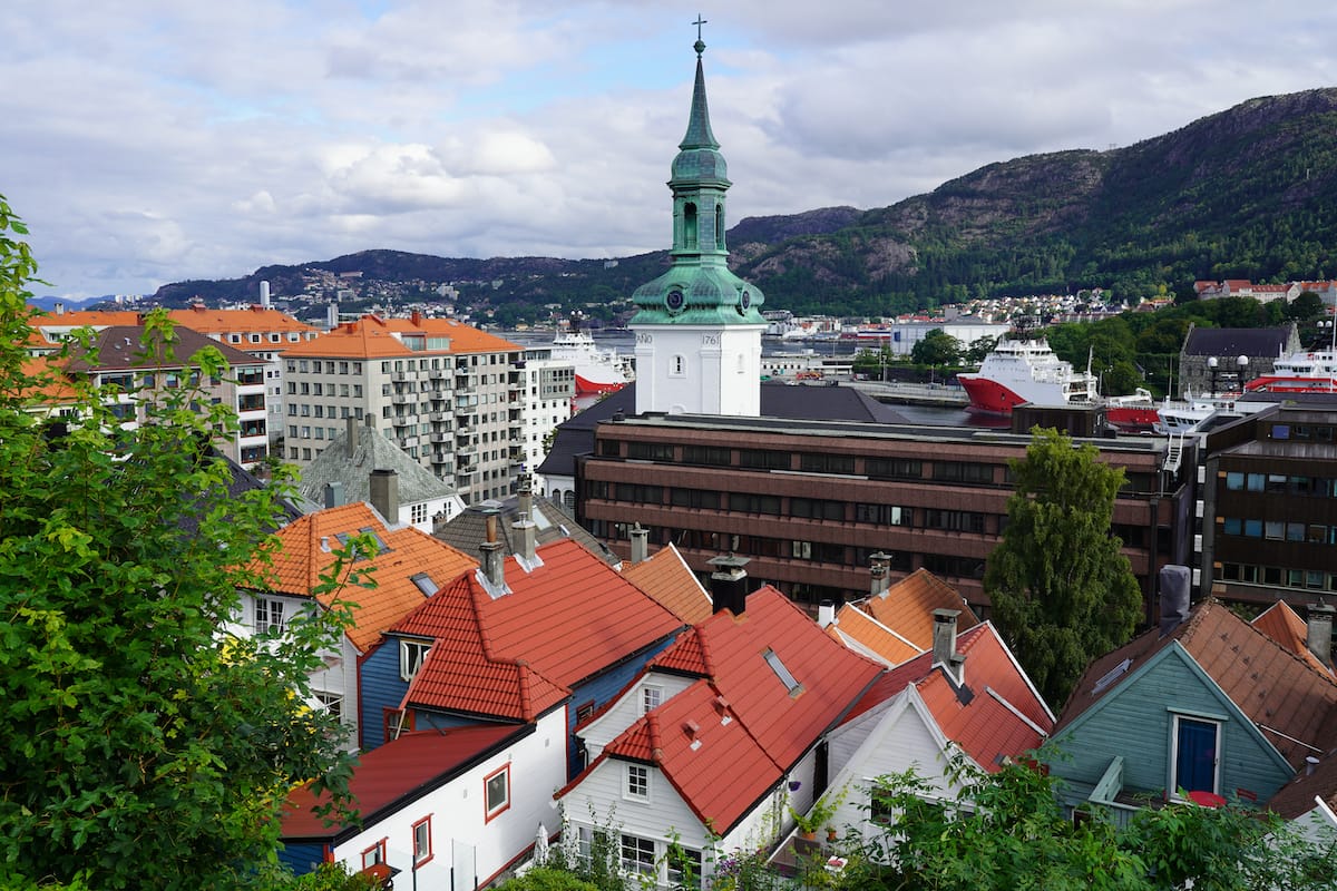Views from the Nordnes Peninsula in Bergen