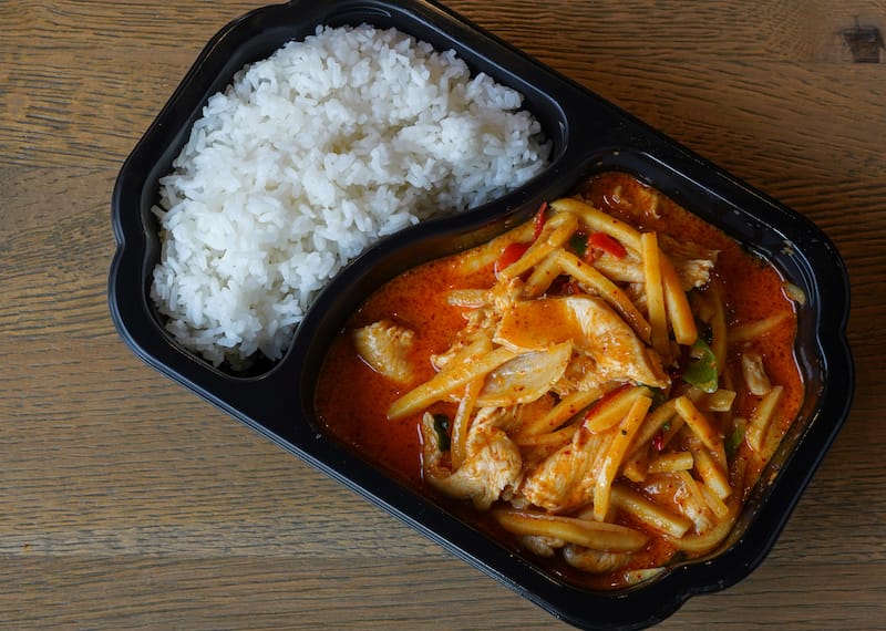 Red curry at Bangkok Restaurant in Kirkenes