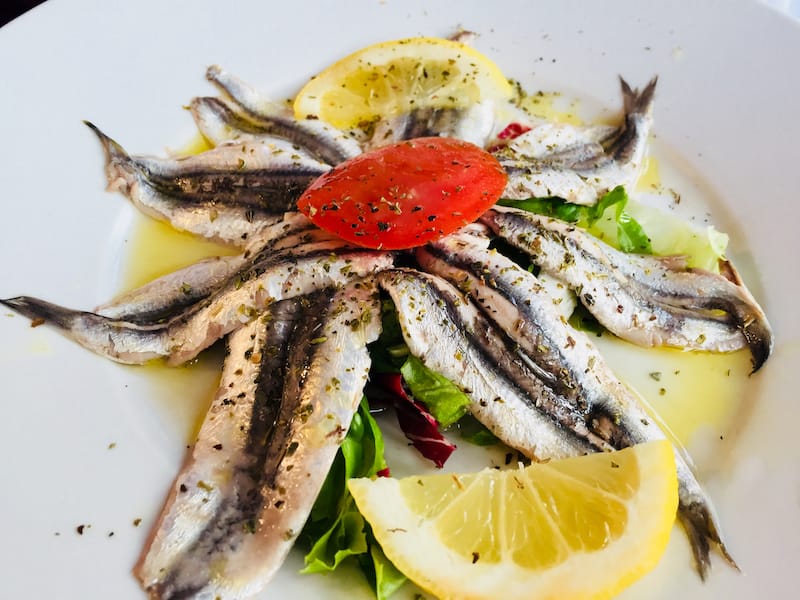 Enjoying a taste of the sea in Cinque Terre