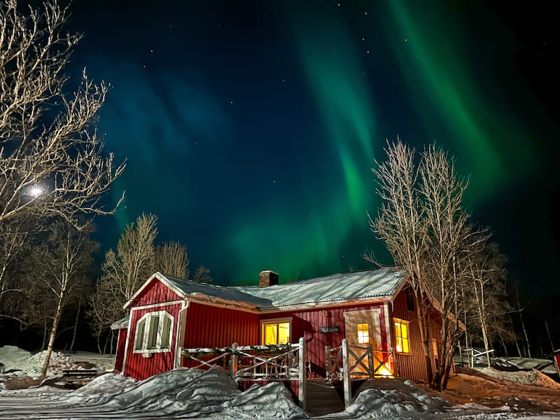 The Husky Lodge when I arrived