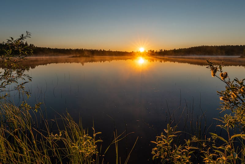 Lake Loken in Pasvikdalen