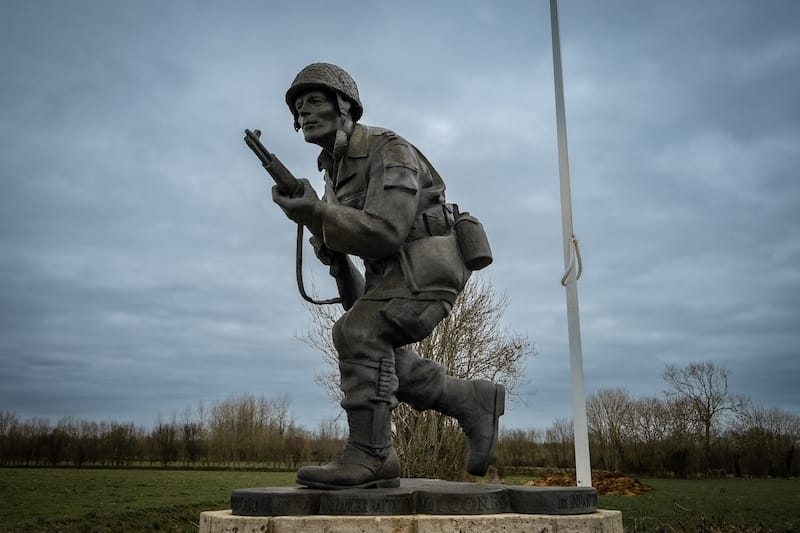 Memorial of Major Winters at Utah Beach - Sonny Vermeer - Shutterstock