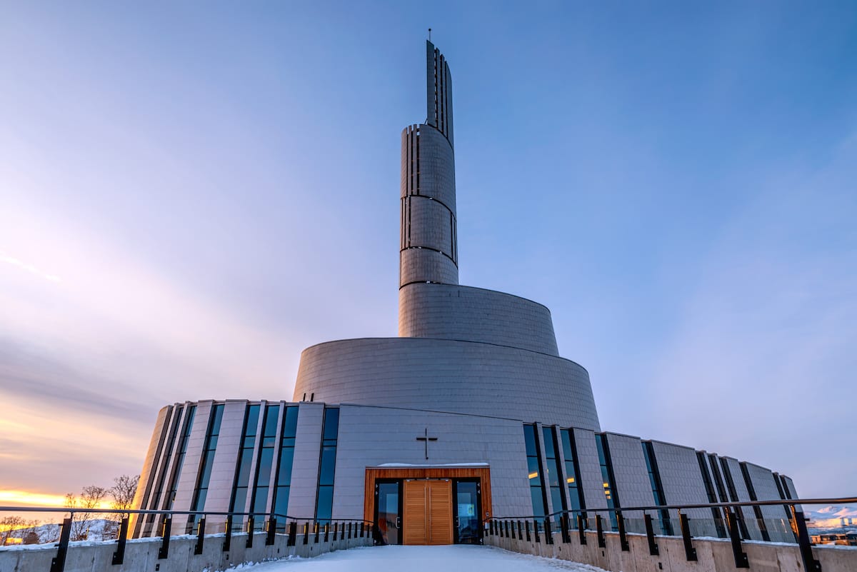 Northern Lights Cathedral in Alta