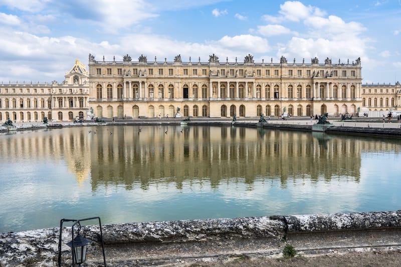 Palace of Versailles in winter