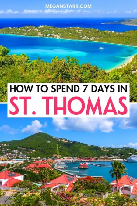 Are you looking for the best way to spend 7 days in St. Thomas? This guide shows you the perfect one-week in St. Thomas itinerary for first-time visitors! Click to learn more and how to plan your St. Thomas road trip. | St. Thomas itinerary | Itinerary St. Thomas | One week in St. Thomas | St. Thomas 1-week itinerary | St. Thomas 7-day itinerary | What to do in St. Thomas | St. Thomas things to do | Things to do in St. Thomas | Visit St. Thomas | Trip to St. Thomas | St. Thomas in summer | St. Thomas in winter