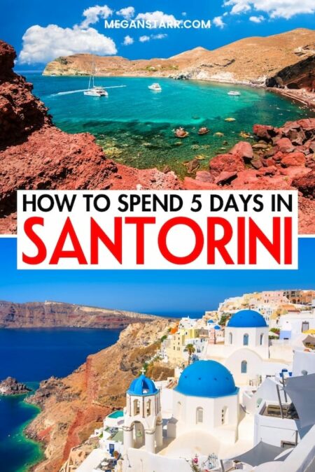 Are you looking for the best way to spend two days in Santorini? This is the ultimate 2-day Santorini itinerary, from what to do to where to eat (and even stay). I explain how to maximize your time in Santorini without missing out on any of the fun! Click to learn more.

Weekend in Santorini | Visit Santorini | Things to do in Santorini | What to do in Santorini | Itinerary Santorini | 2 days in Santorini | Day trip to Santorini | Travel to Santorini | Santorini sightseeing | Santorini restaurants | Santorini hotels | Where to stay in Santorini | Hotels in Santorini | Santorini travel guide | Santorini 2-day itinerary | Santorini two-day itinerary | Santorini day trip