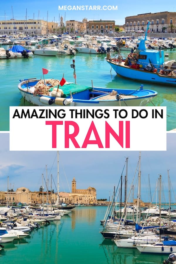 Are you looking for the best things to do in Trani, Italy? This guide details the top Trani attractions, including museums, places to eat, landmarks, and more! This is your Trani bucket list! | What to do in Trani | Trani landmarks | Trani restaurants | Trani things to do | Visit Trani | Trani day trips | Day trips from Trani | Trani sightseeing | Trani for first-timers | Trani itinerary