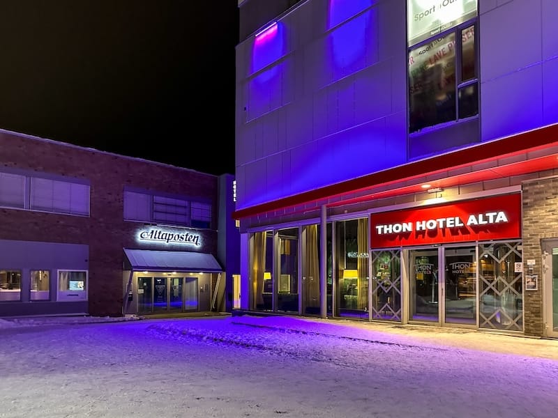 Thon Hotel Alta (where I stayed)