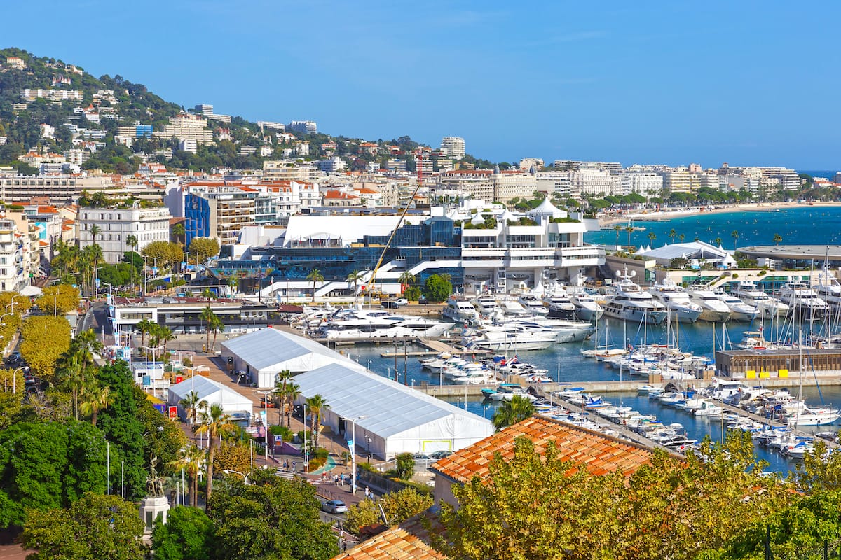 View over the Palais des Festivals