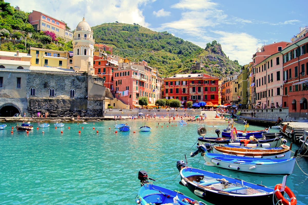 You'll get to see the Vernazza harbor on the tour