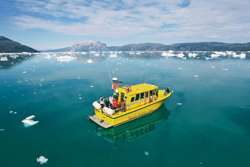 Nuuk Water Taxi actually runs tours and is... a water taxi service!