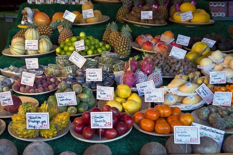 Fruits at the Viktualienmarkt