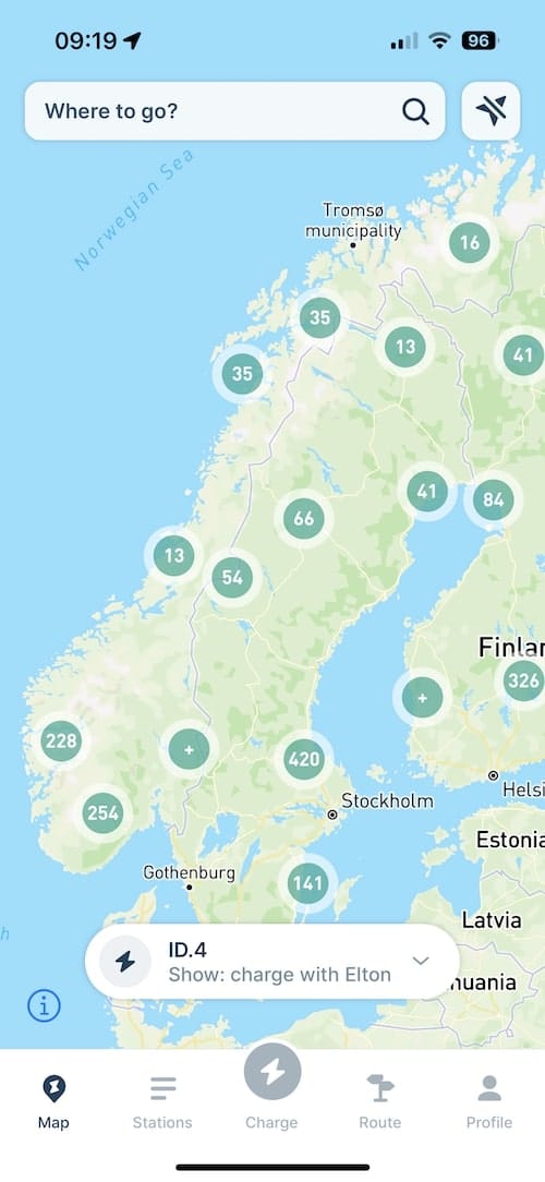 Charging in Norway