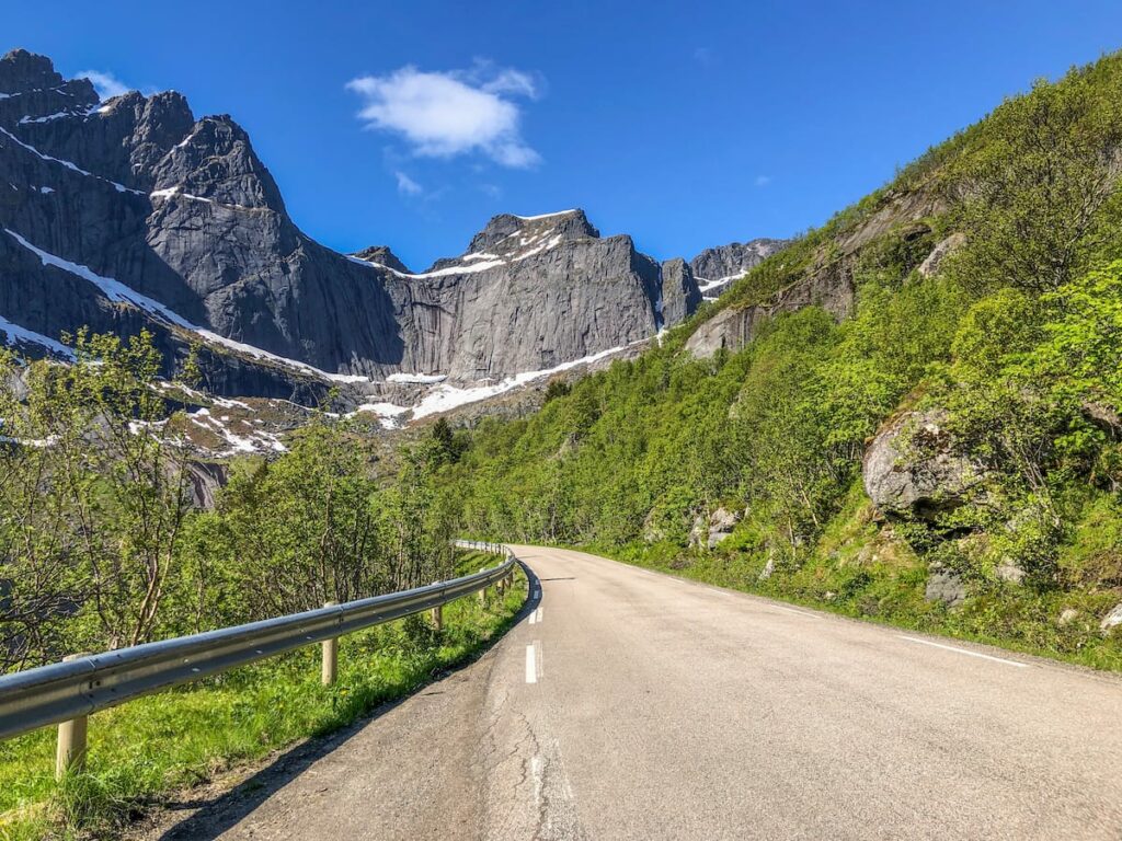 Driving around the Lofoten Islands