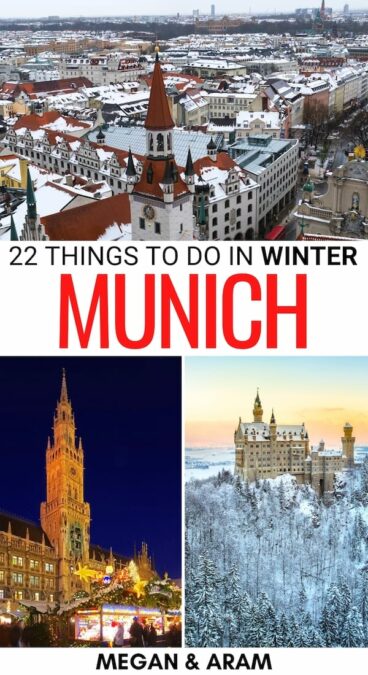 Looking for the best things to do in Munich in winter? This guide details the top activities during winter in Munich (and Christmas!), plus other can't-miss sites. | Winter trip to Munich | Munich winter day trips | Day trips from Munich in winter | Munich in January | Munich in December | Christmas in Munich | Munich in February | Munich in November | Munich in March