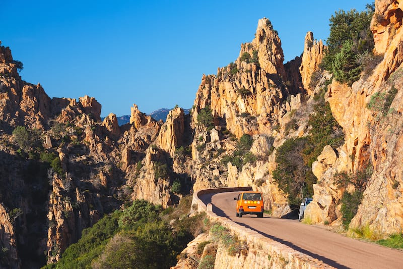 Roadside assistence is a must in Corsica