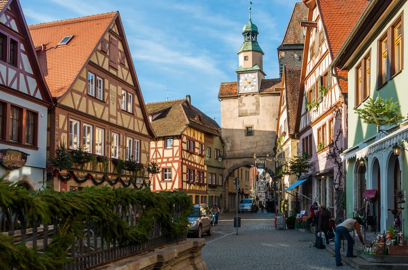 Rothenburg ob der Tauber in December- Perati Komson - Shutterstock