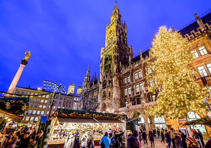 The world-famous Munich Christmas Market