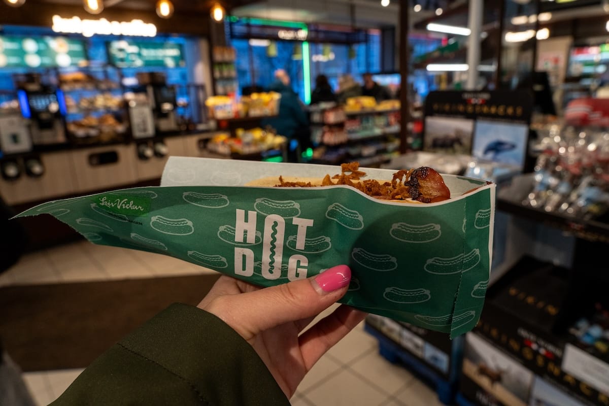 Nothing beats a hotdog in Tromso