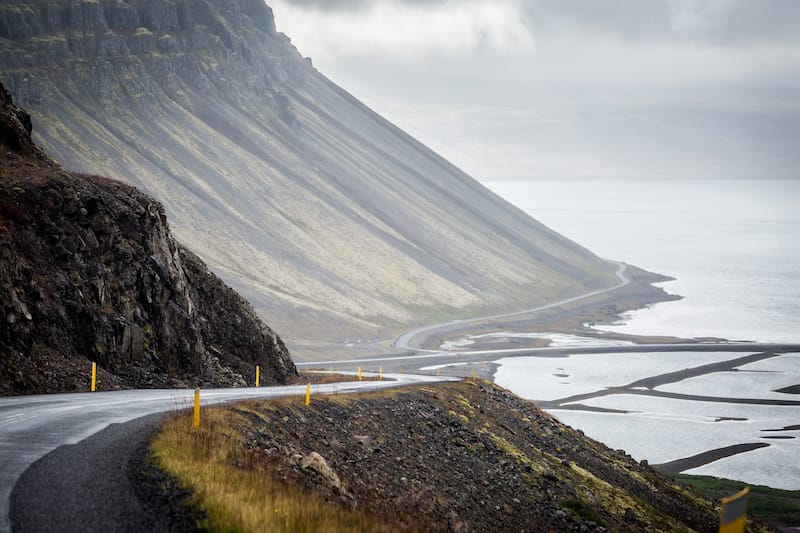 Driving in the Westfjords