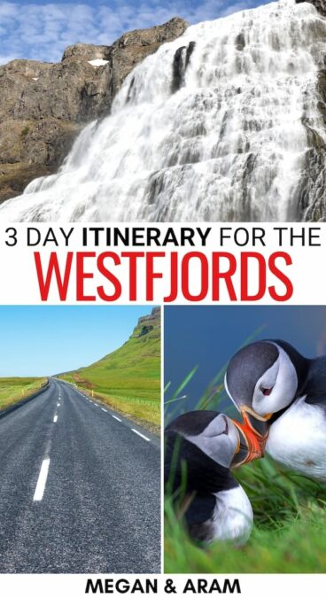 Planning on spending 3 days in the Westfjords (or more)? We help you with your Iceland Westfjords itinerary here - hotels, attractions, and more! Map included! | Iceland West Fjords | Westfjords Iceland itinerary | Westfjords bucket list | Westfjord things to do | Westfjords roadtrip | Iceland road trip | What to do in the Westfjords | Visit Westfjords | 7 days in the Westfjords | Westfjords 3 day itinerary