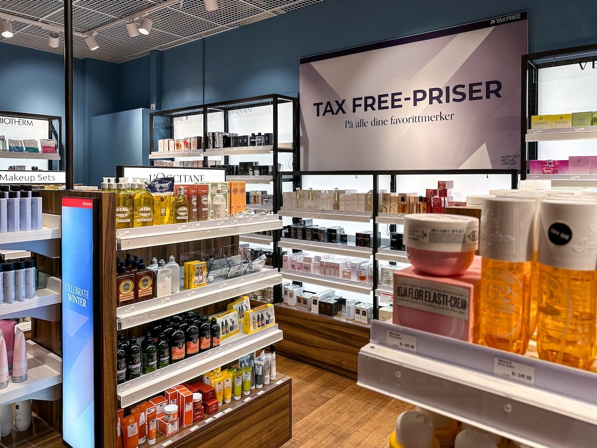 Tax free shopping is good for beauty items... and booze.