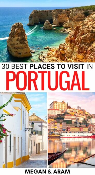 Looking to visit Portugal this year? These are the best places to visit in Portugal - including parks, islands, cities, and even wine regions! Learn more! | Portugal national parks | Portugal itinerary | Places in Portugal | Portugal villages | Portugal beaches | Portugal cities | Portugal towns | Where to go in Portugal | Portugal destinations