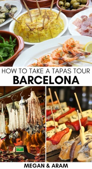 Are you looking to sign up for the best Barcelona tapas tour on your upcoming trip? This guide explains how to book, what to expect, useful tips, and more! | Tapas in Barcelona | Walking tapas tour in Barcelona | Barcelona food tour | Food tour in Barcelona | What to eat in Barcelona | Barcelona tapas walking tour | Things to do in Barcelona | Tapas bars in Barcelona