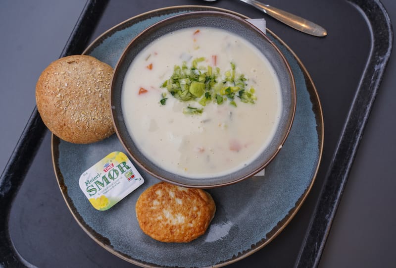 Fish soup at Søstrene Hagelin