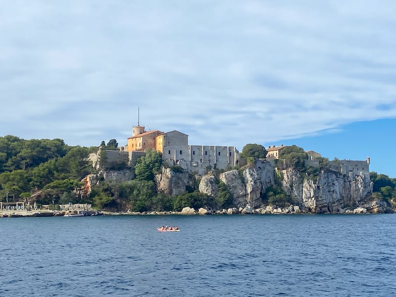 The view from Nice in Saint-Tropez boat trip.