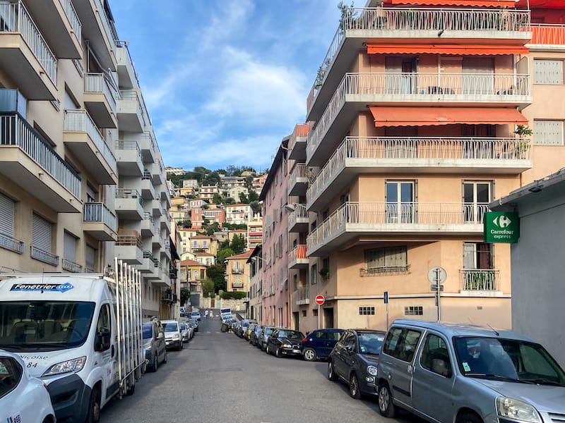 I spent a lot of time wandering the neighborhoods of Nice