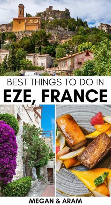 Looking for the best things to do in Eze, France for your Riviera trip? I detail the best Eze attractions, restaurants, viewpoints, and beyond in this guide! | What to do in Eze France | Eze things to do | Visit Eze | Eze itinerary | Nice to Eze | Monaco to Eze | Eze travel tips | Places to visit in Eze | Places in Eze | Eze beaches | Eze restaurants | Eze sightseeing | Eze trails and hikes