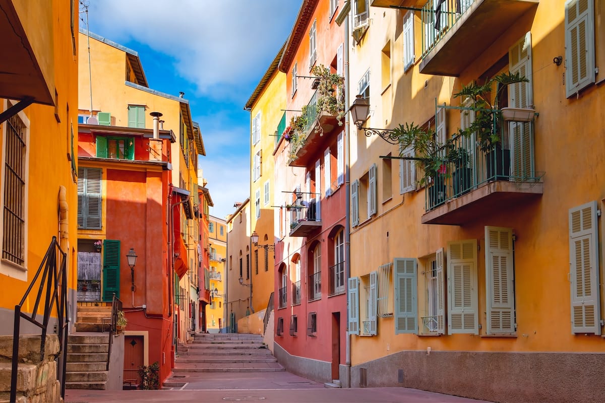 The Old Town is one of the best places to stay in Nice