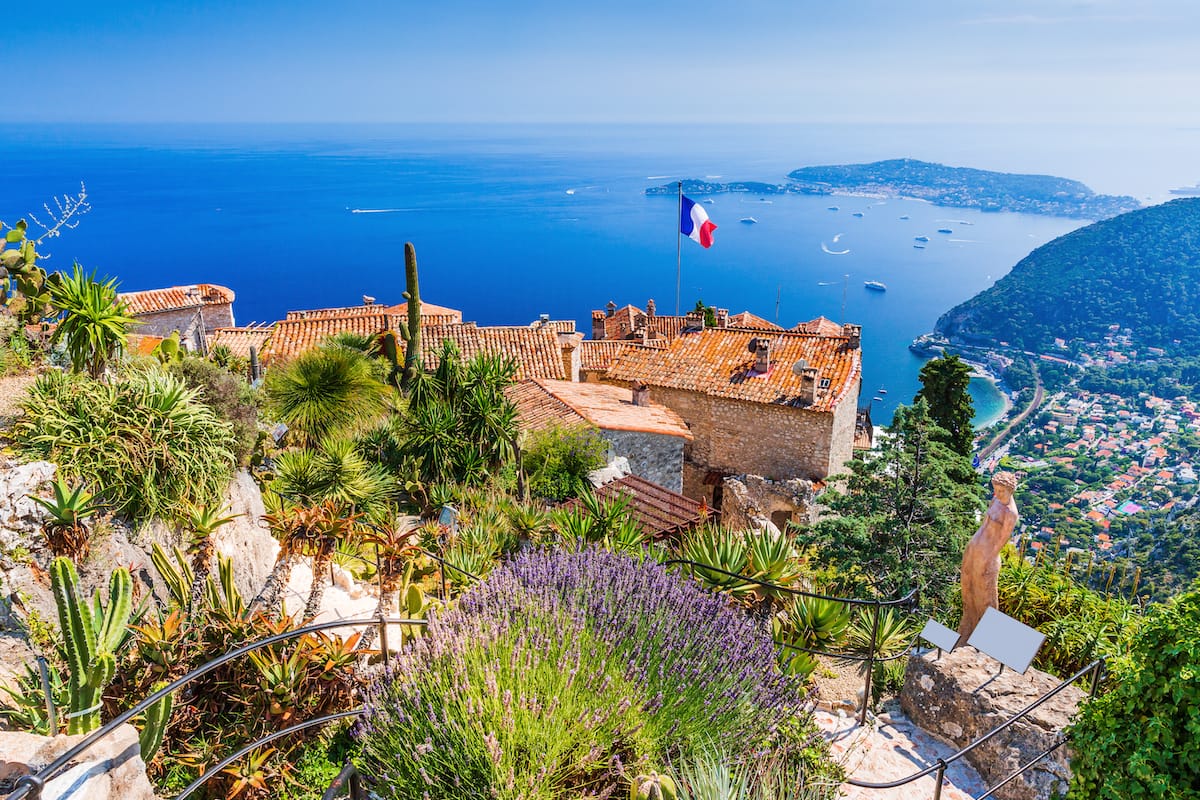 Views over the French Riviera from Eze