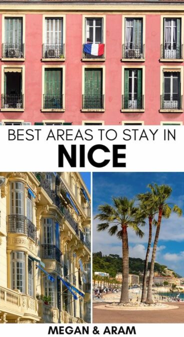 Regardless of your budget, if you're looking for where to stay in Nice, France... you have endless options. These are the best hotels and neighborhoods in Nice! | Nice France hotels | Best neighborhoods in Nice | Nicest neighborhoods in Nice France | Nice France accommodation | Lodging in Nice France | Accommodation in Nice France | Best hotels in Nice France