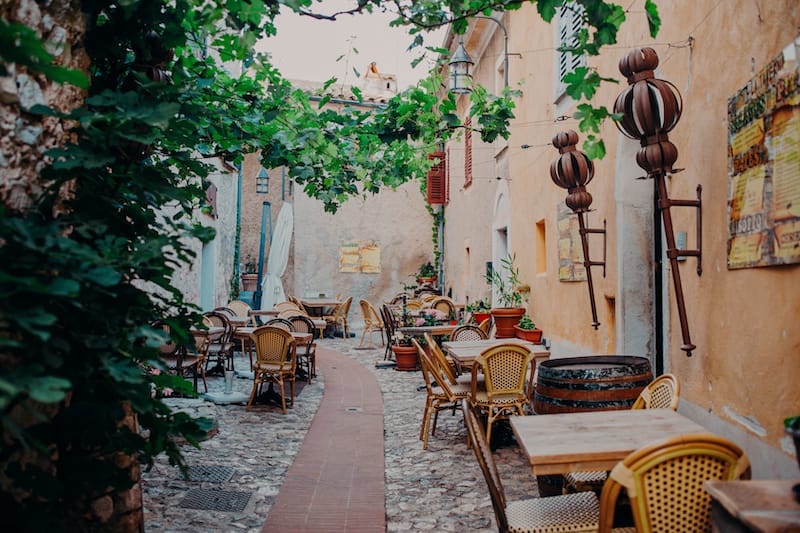 Wandering the streets of Old Town Eze