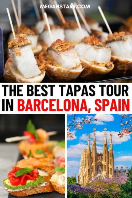 Are you looking to sign up for the best Barcelona tapas tour on your upcoming trip? This guide explains how to book, what to expect, useful tips, and more! | Tours in Barcelona | Tapas tour in Barcelona | What to do in Barcelona | Barcelona food tours | Food tours in Barcelona | Things to do in Barcelona | Barcelona tapas | Where to eat tapas in Barcelona | Barcelona day tours | Visit Barcelona | Food in Barcelona