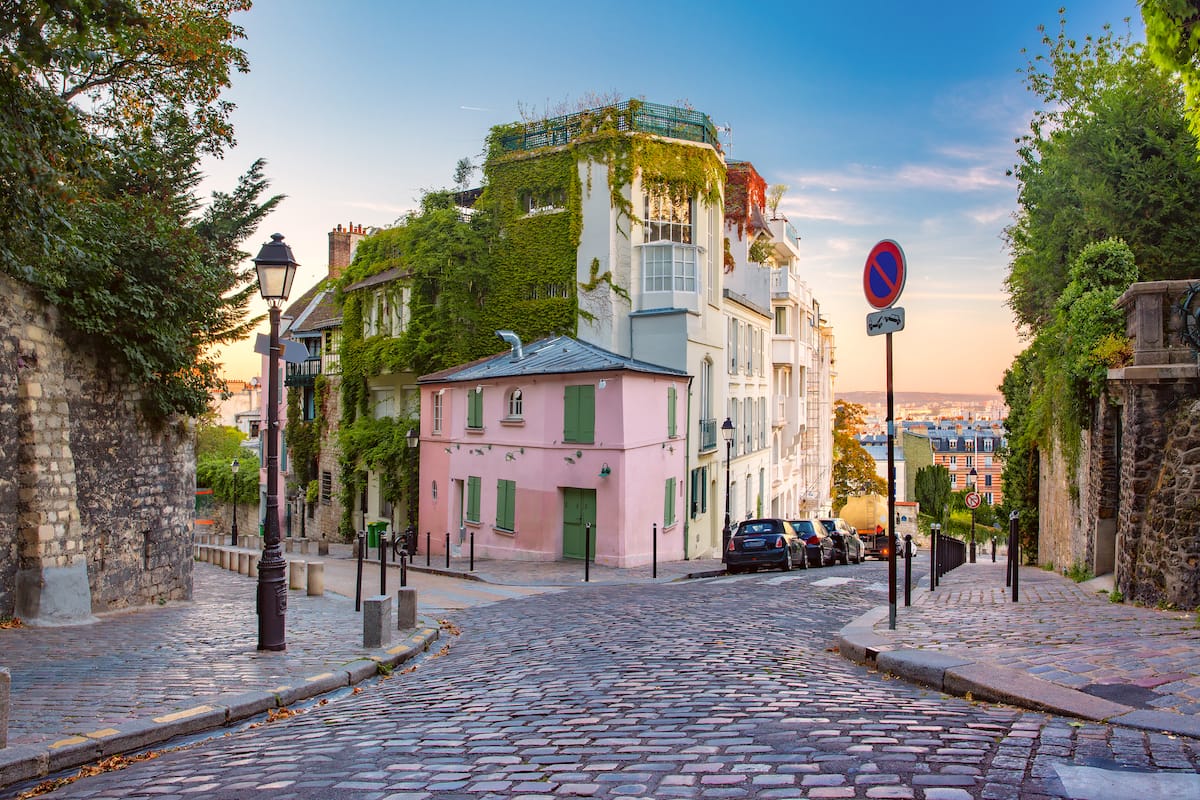 Beautiful streets of Montmartre