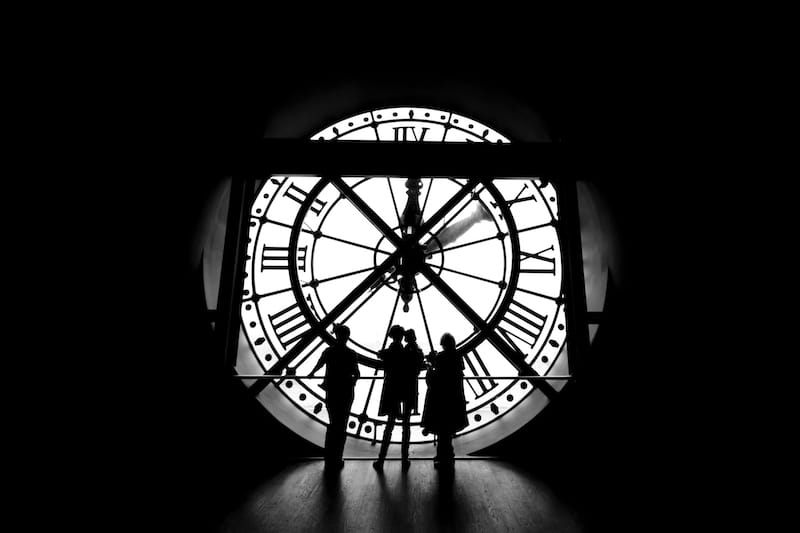 Clock (from the inside!) at the Orsay Museum