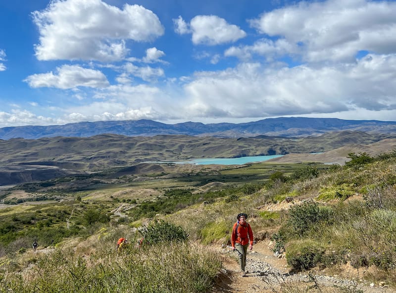 First section of the Torres del Paine hike