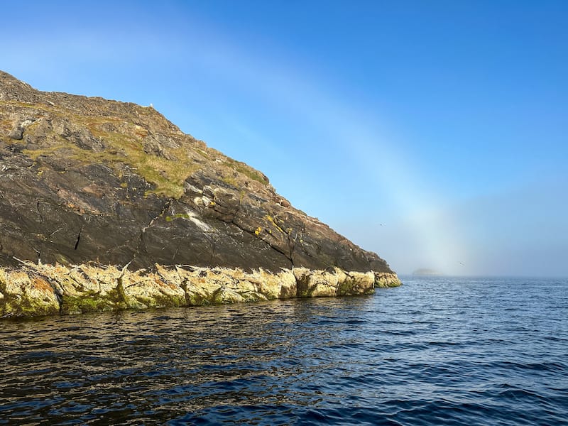 This is the island that the puffins are on