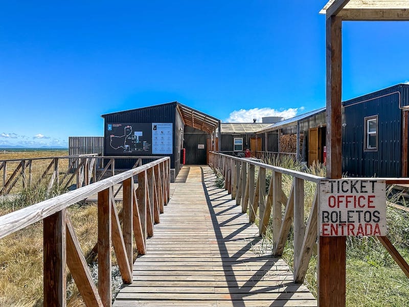 Entrance area for the King Penguin Reserve